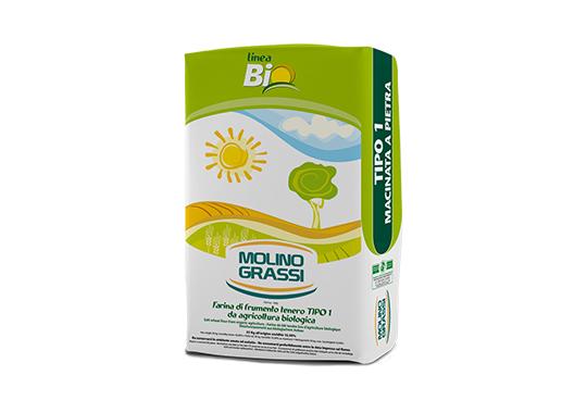 Flour Tipo 1 Pietra BIO FORTE Molino Grassi 25kg