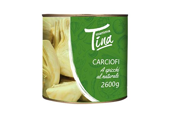 SLICED ARTICHOKES IN BRINE MAMMA TINA 3/1