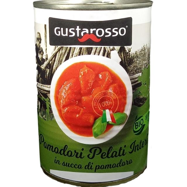 Peeled Tomatoes Organic Gustarosso 400g