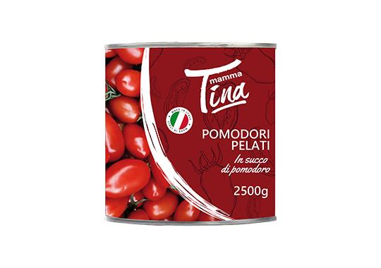 Peeled Tomatoes Mamma Tina 2.5kg tin