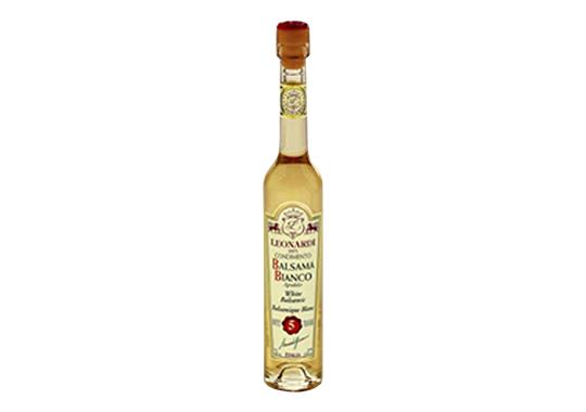 White Balsamic condiment Leonardi 5 travasi 100ml
