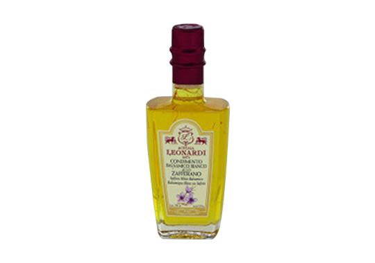 Saffron white balsamic condiment Leonardi 250ml